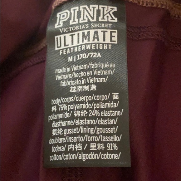 Maroon/multi color leggings - Picture 4 of 4